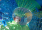 Blauwe Opblaasbare Water Rolling Bal voor Aqua-Park Opblaasbare Openluchtspelen leverancier