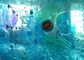 Blauwe Opblaasbare Water Rolling Bal voor Aqua-Park Opblaasbare Openluchtspelen leverancier