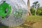 Bal van de Punt Opblaasbare Zorb van TPU de Groene, Opblaasbare Menselijke Hamsterbal 3.0m x 2.0m Dia voor Gras leverancier