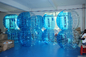 De blauwe bal van het het materiaal opblaasbare menselijke voetbal van de bellenvoetbal leverancier