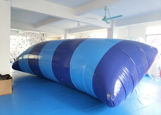 China Blauwe Hitte - verzegelende 7m * 3m Digitale Gedrukte Opblaasbare Watervlek voor Aqua-Park leverancier
