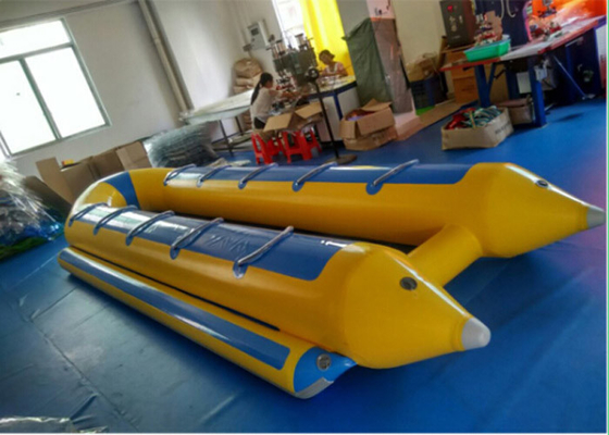 China Opblaasbare de Banaanboot 5.3m*3m van Aquasporten Slag - omhoog de Buis van het Waterspel leverancier