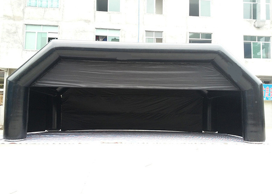 China 12m X 6m Tent van de de Tent Commerciële Opblaasbare Schuilplaats van X 5mH de Zwarte Opblaasbare leverancier