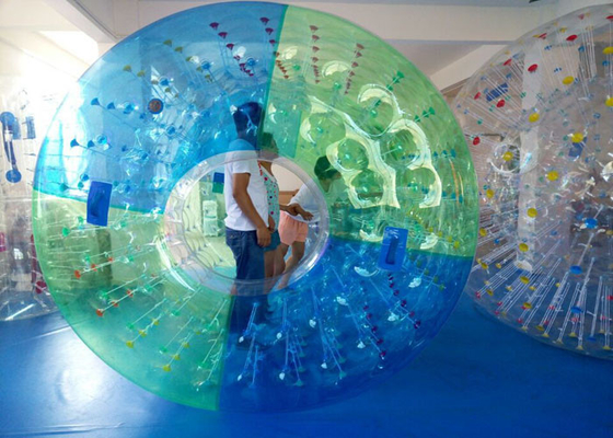 Reuze 0.8mm Opblaasbare het Waterrol van pvc voor Jonge geitjes/Volwassenenwater het Lopen Balrol leverancier