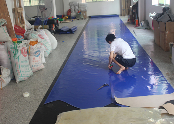 Groot 0.9mm pvc parkeert Stuk speelgoed Pool van het Ballen de Opblaasbare Water met Embleemdruk leverancier