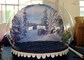 De gepersonaliseerde Bollen van de Kerstmis Opblaasbare Sneeuw ontruimen in openlucht Koepeltent leverancier