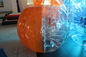 De oranje Opblaasbare Goedgekeurde Bal CE/UL van Loopy van het Bellenvoetbal Menselijke leverancier
