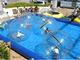 Volwassenen die Opblaasbare Waterpool/Boot Zwembad voor Pretpark drijven leverancier
